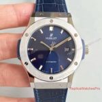 Hublot Classic Fusion Replica Watch Swiss ETA2892 Blue Dial 42mm